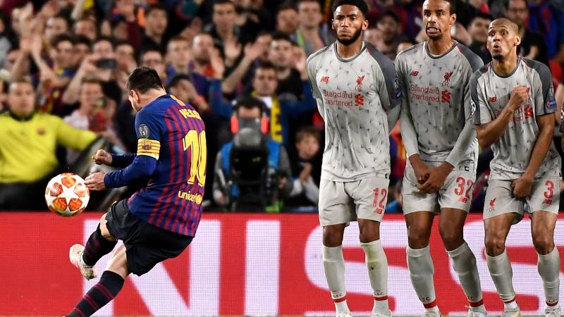 Ai Là Vua Đá Phạt? Top Ghi Bàn Nhiều Nhất Từ Các Tình Huống Cố Định 2 messi shot liverpool